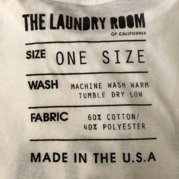 OS The Laundry Room Crop Tee - Picture 3 of 3